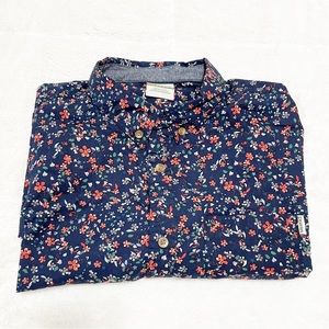 Dravus Button Down Short Sleeve Collared Shirt Men’s Size Large